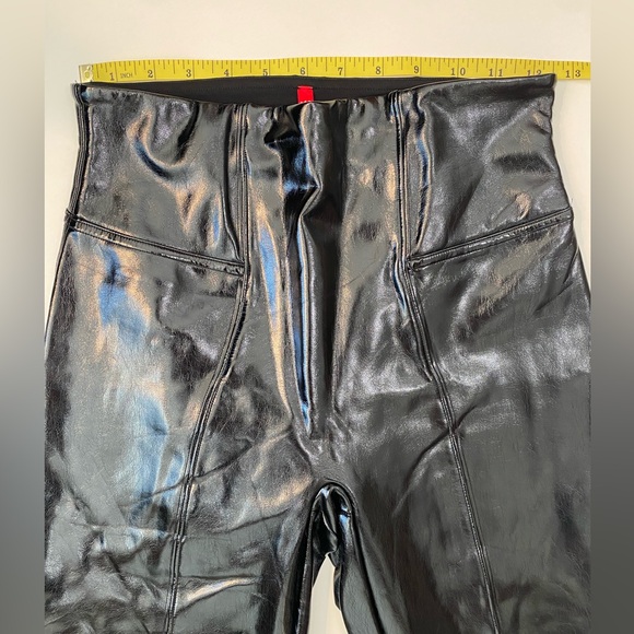 Spanx Faux Patent Leather Leggings size Small PETITE - Picture 9 of 9